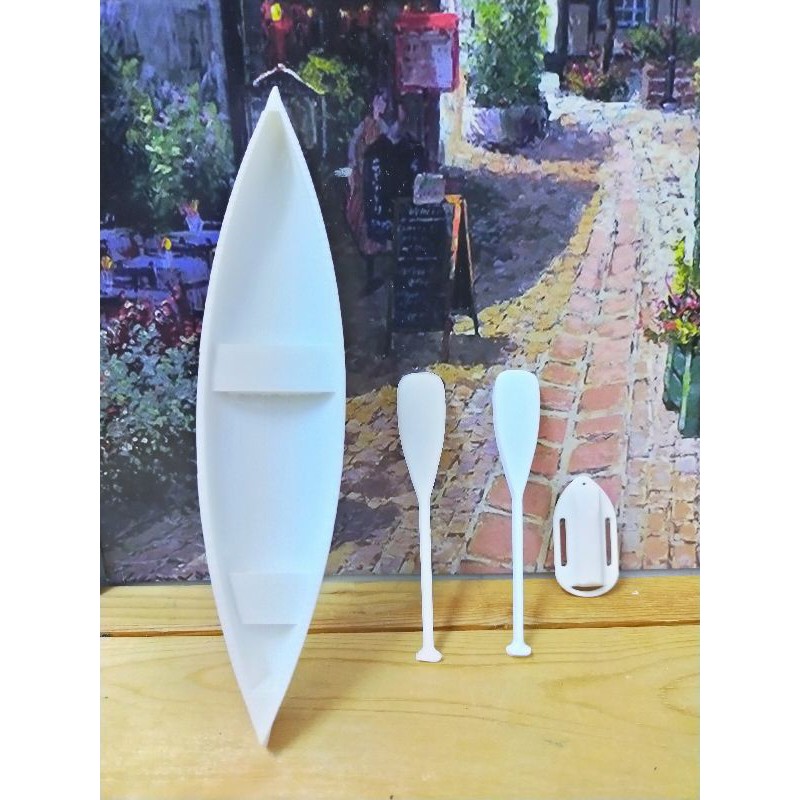 Kanu canoe เรือคายัคตกแต่งสําหรับ rc รุ่น MN D99 MN D90 WPL C24 C14