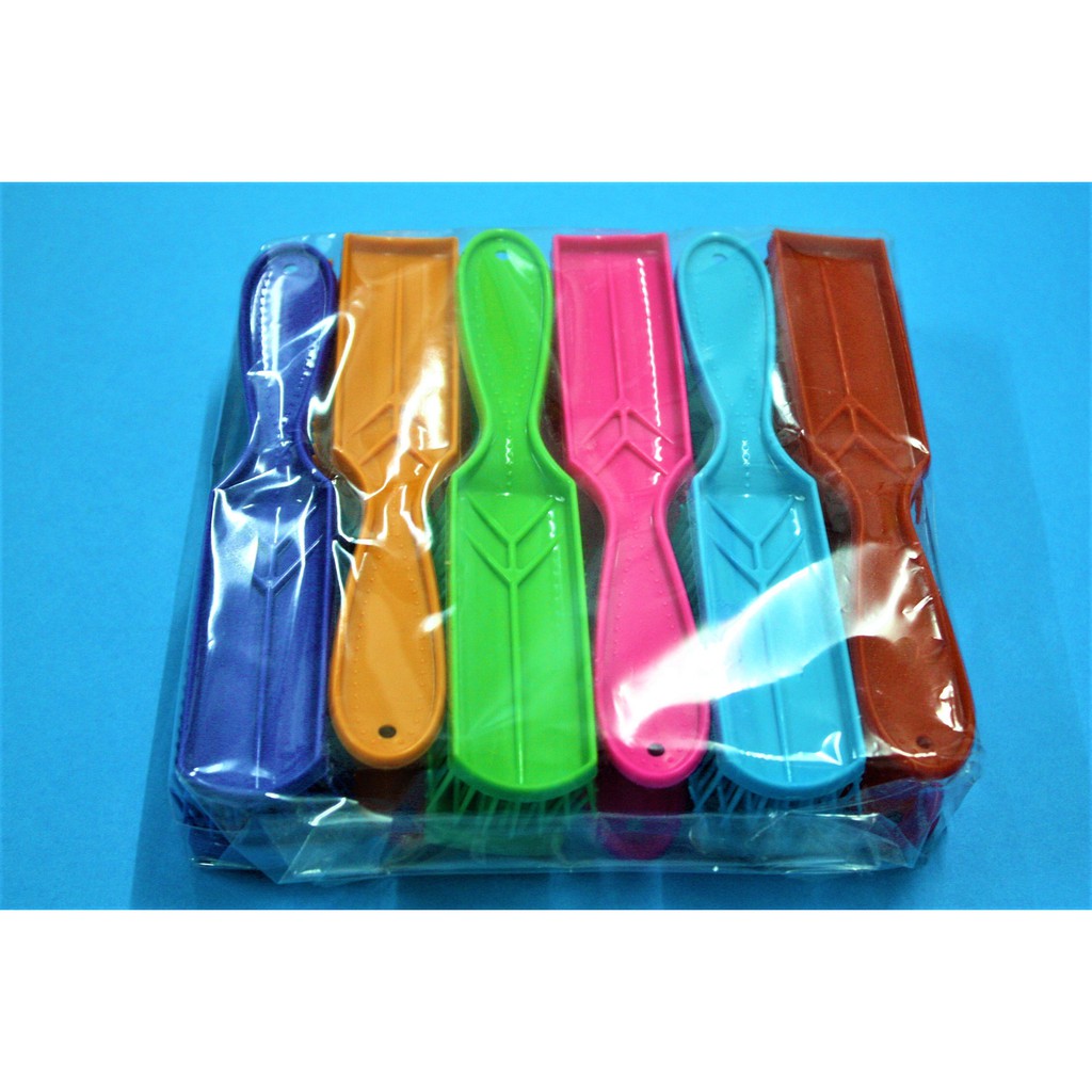 หวีแปรง ตอง3 - 2สีหวาน (12 ชิ้น)