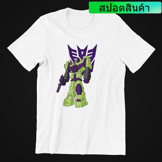 เสื้อยืด ลาย Transformers G 1 Devastator Decepticon สไตล์เรโทร