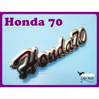 HONDA 70 LEGSHIELD EMBLEM "RED"  // โลโก้บังลม HONDA 70 สีแดง สินค้าคุณภาพดี