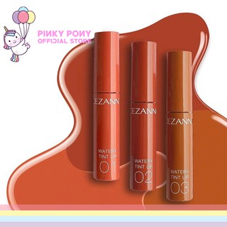 Cezanne Watery Tint Lip ทินท์เนื้อน้ำผสมออย ติดทนและฉ่ำวาว #ผลิตสดๆน่าซื้อไปหมด #พิ้งกี้โพนี่