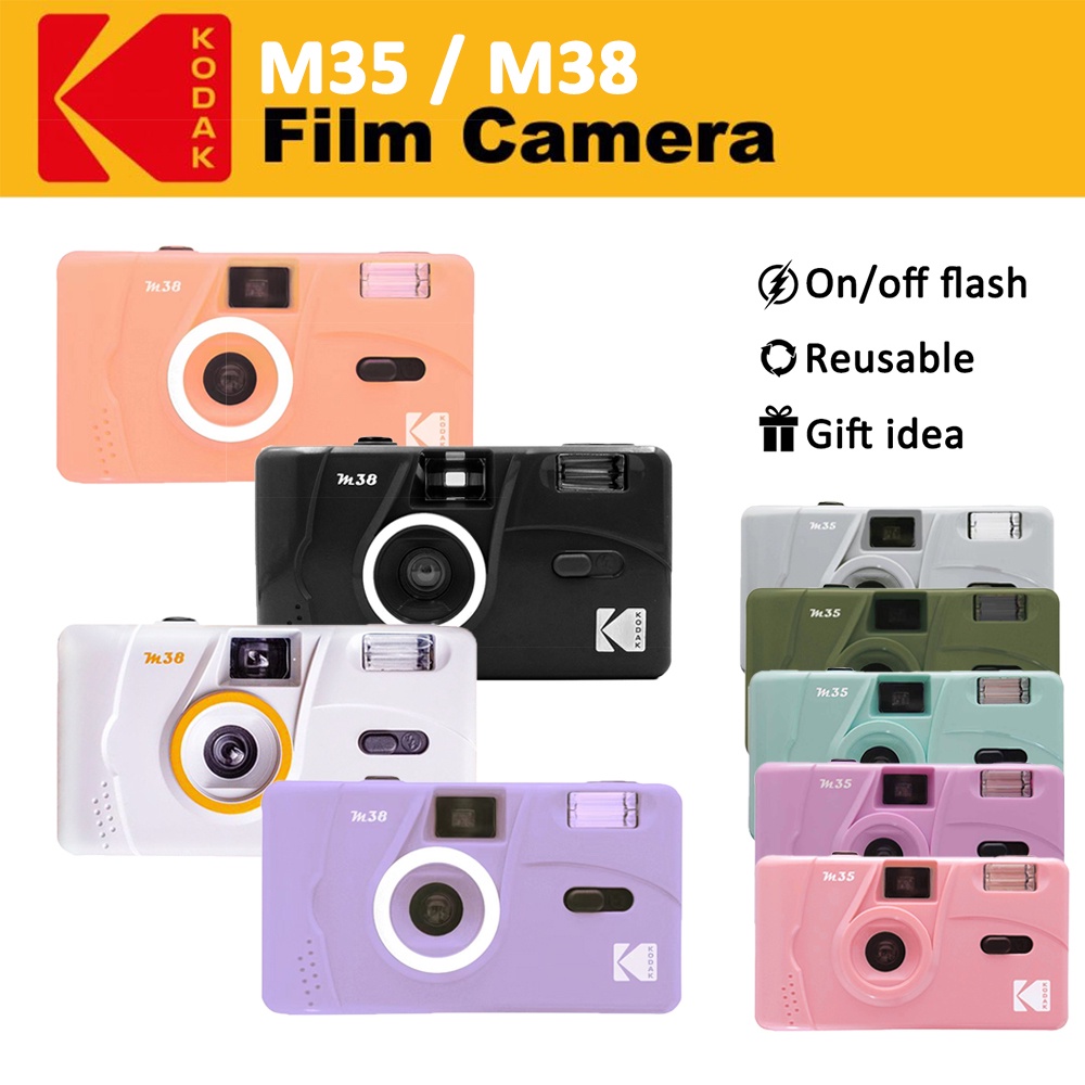 Kodak ฟิล์มกล้อง M35 M38 สไตล์วินเทจ ใช้ซ้ําได้ 35 มม.