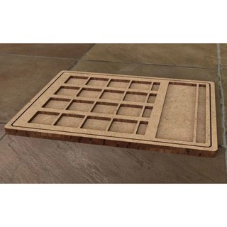 [Laser Cut] Wingspan Board Game [TH/EN]: End of Round Goals Frame (Wooden) - ตารางคะแนนสำหรับเกมปีกปักษา