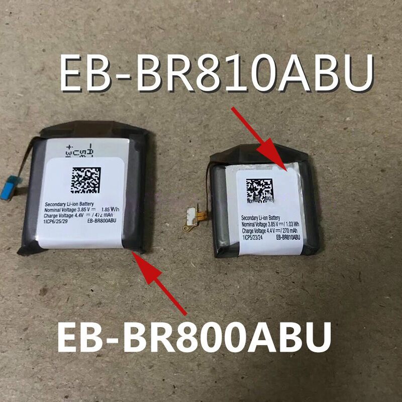 แบตเตอรี่EB-BR800ABU EB-BR810ABU EB-BR170ABUสำหรับSamsungเกียร์S4 SM-R800 SM-R810 SM-R805 SmartWatch