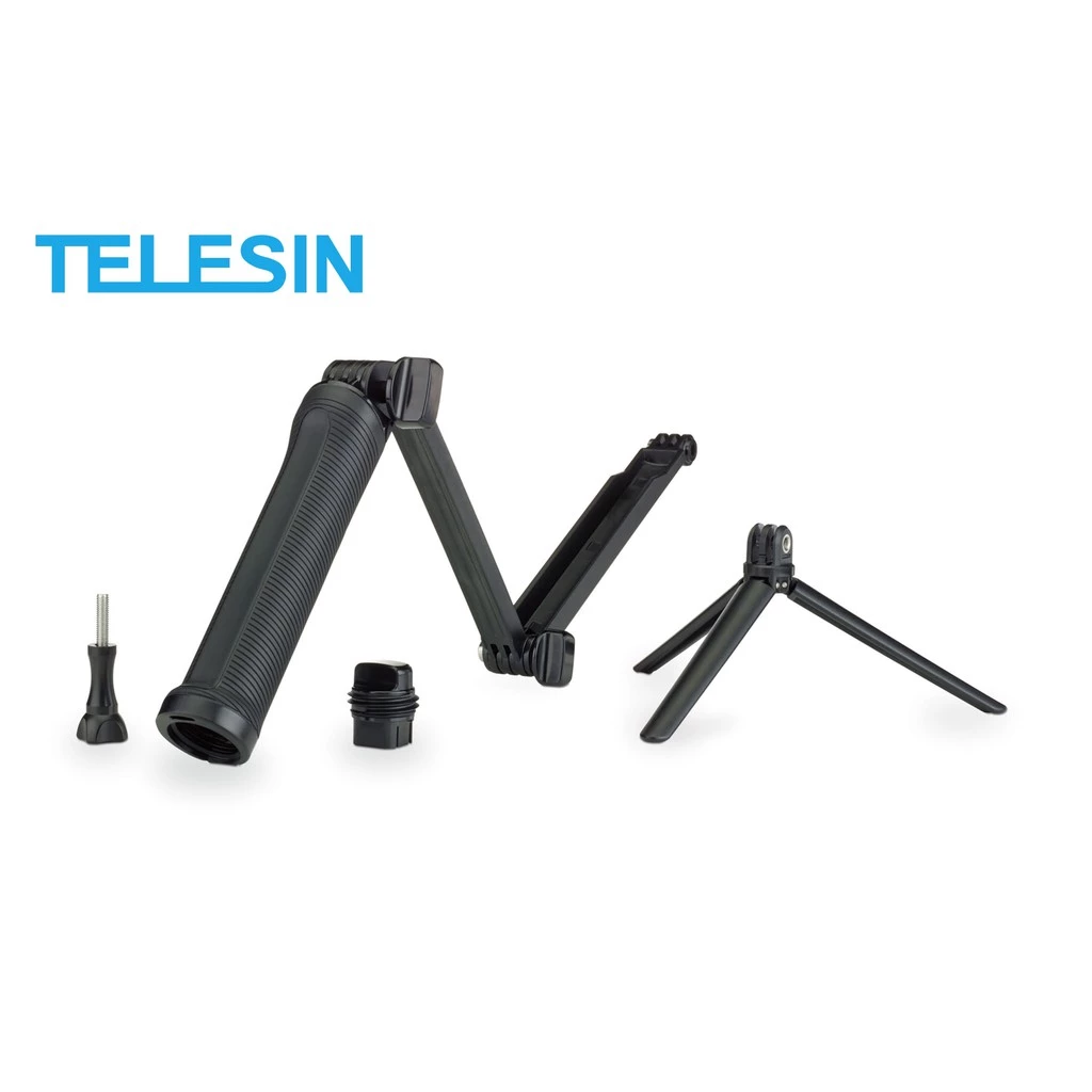 TELESIN 3-WAY Grip Arm Tripod สำหรับ GoPro/ SJCAM/ Xiaomi Yi/ Action Cameras