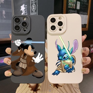 เคสโทรศัพท์มือถือ ขอบสี่เหลี่ยม ลายมิกกี้เมาส์ เรืองแสง สําหรับ POCO X4 Pro M4 M3 Pro 5G X3 NFC GT F3 C55