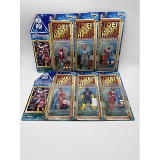 Toei Tokusatsu Hero Action Figure Collection 1999 ชุดที่ 1 มือ1 ครบชุดคะ