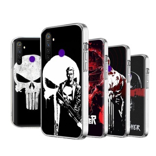 Wi-168 เคสโทรศัพท์มือถือนิ่ม แบบใส พิมพ์ลาย The Punisher สําหรับ Realme 10 Pro 9 C30S C35 C55 Plus