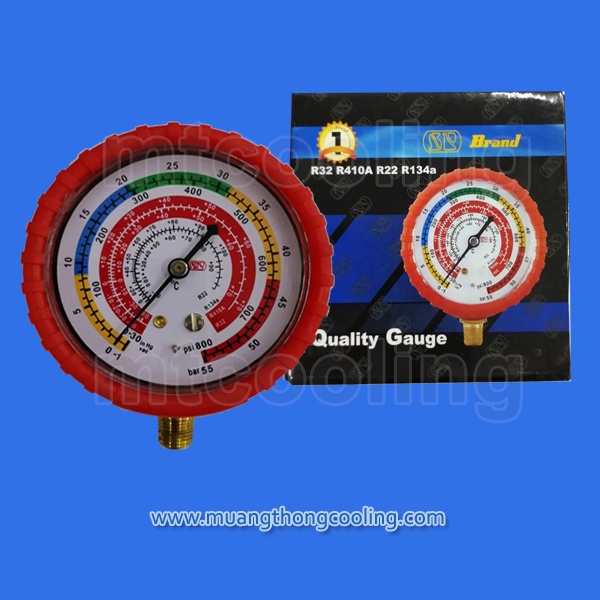 เกจ์เดียววัดน้ำยา ยี่ห้อ SP สำหรับน้ำยา R22, R32