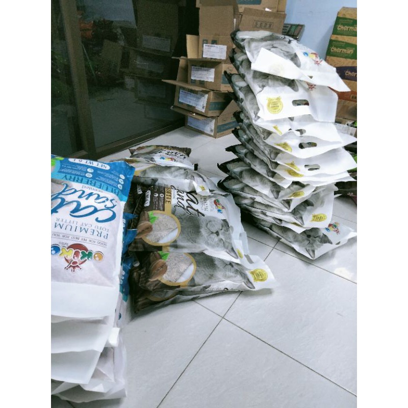 ทรายเต้าหู้ 6ลิตร ทรายแมวเต้าหู้ okikoลองเอาไปใช่คือดี