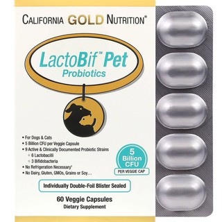 USA LactoBif Pet สุนัขแมว ปรับสำไส้ แก้ท้องเสีย ท้องผูก เสริมระบบย่อยและดูดซึมอาหาร