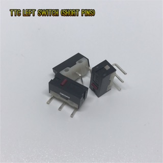 TTC Microswitch Short pins สวิตซ์เมาส์ข้างตำแหน่งปุ่มด้านซ้าย