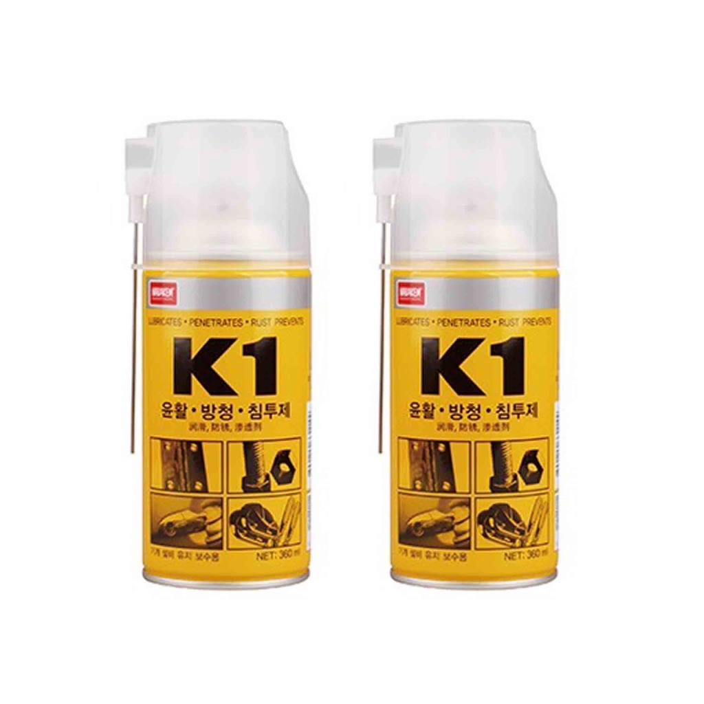 NABAKEM น้ำยาอเนกประสงค์ (หล่อลื่น กันสนิม ทำความสะอาด) K1 (แพ็คละ 2 กระป๋อง)