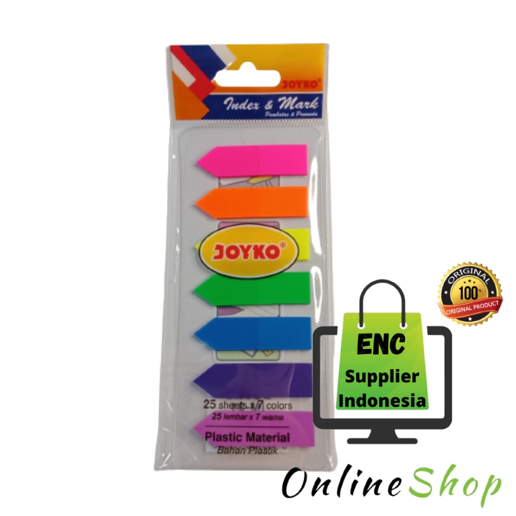 Joyko ที่คั่นหนังสือ index & mark 3 ชุด IM-31 sticky note memo พลาสติก m31 พลาสติก im 31 ต่อ 3 ชุด -