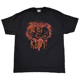 เสื้อทัวร์วง KORN ( evolution) tour 2007 ลิขสิทธิ์แท้ปีลึก   .. 【S-4XL】