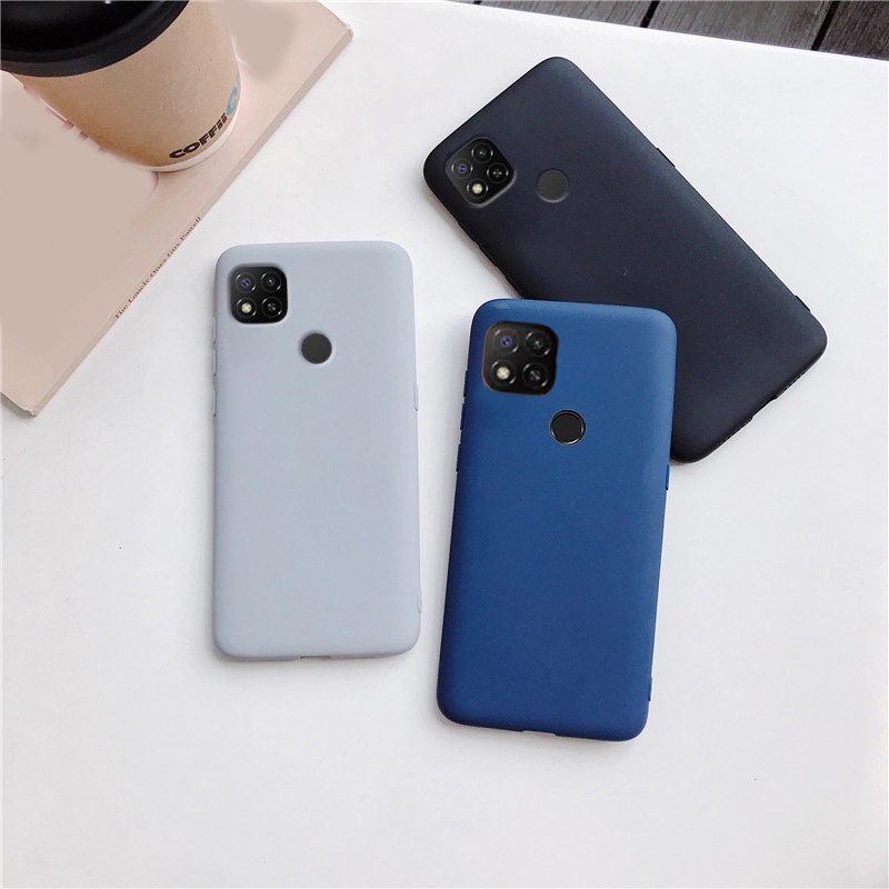 Redmi 9C 9A 9i สีลูกกวาด บาง ผิวด้าน กันกระแทก TPU นิ่ม เคสโทรศัพท์ Android เคสซิลิโคน