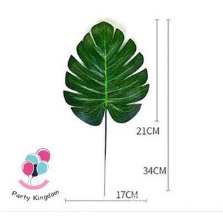 3Pcs Green/Gold Artificial leaf Artificial Tropical Monstera Fake Plant Leaves Home Nordic Style苹果/儿童/seeds/花园/上衣/母婴//กุ