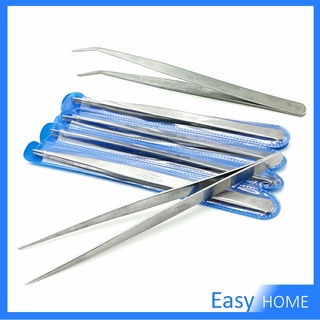 คีบหนีบสแตนเลส  ปากคีบ  มี 2 แบบ ปากคีบงอ ปากคีบแหลม  คีมหนีบอเนกประสงค์ Stainless steel tweezers