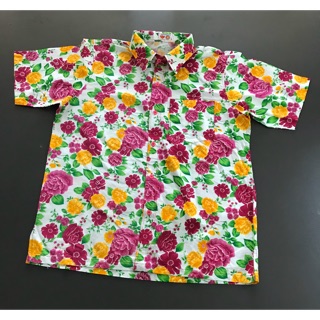 เสื้อเชิ้ตลายดอก ลายดี สีสุภาพ / 046