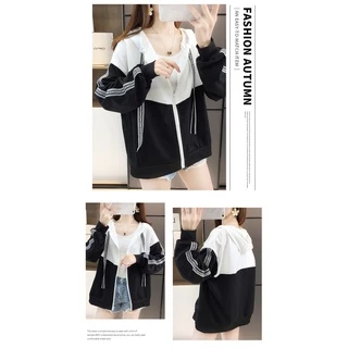 JD CLOTHING มาใหม่ เสื้อแจ็คเก็ตแขนยาวผ้าดีผ้านุ่มใส่สบาย มีกระเป๋าและหมวกและซิปหน้า