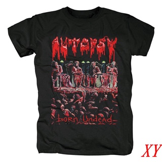 Xy ใหม่ เสื้อยืด แขนสั้น พิมพ์ลายวงดนตรี Autopsy Cruel Old-Fashioned Death Metal Music ที่ระลึก สไตล์อเมริกัน