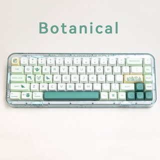 Botanical  keycaps XDA profile Dye-Sublimation   PBT keycap 144keys