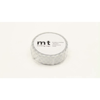 mt masking tape dot silver (MT01D366) / เทปตกแต่งวาชิ ลาย dot silver แบรนด์ mt masking tape ประเทศญี่ปุ่น