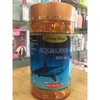 🔥🔥Deep blue น้ำมันตับปลาฉลาม 5000 mg จำนวน 360 เม็ด Exp. 03/2028