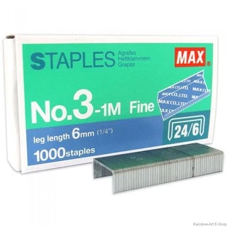 ลวดเย็บกระดาษ แม็กซ์ Max สำหรับเครื่องเย็บขนาดกลาง