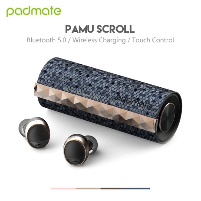 (ของแท้ พร้อมส่ง) Padmate PAMU SCROLL T3 หูฟังบลูทูธ True Wireless Bluetooth 5.0 กันน้ำ IPX6