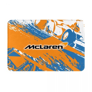 Mclaren (2) พรมเช็ดเท้า ผ้าสักหลาด กันลื่น ดูดซับน้ํา แห้งเร็ว สําหรับห้องน้ํา 16x24 นิ้ว พร้อมส่ง