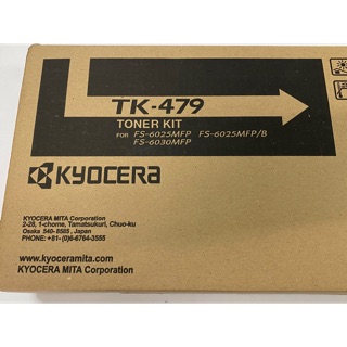 Tk-479หมึกแท้ประกันศูนย์ Toner  Kyocera FS-6025/6030/6525/6530MFP  จำนวนแผ่นที่พิมพ์ได้15,000 แผ่น