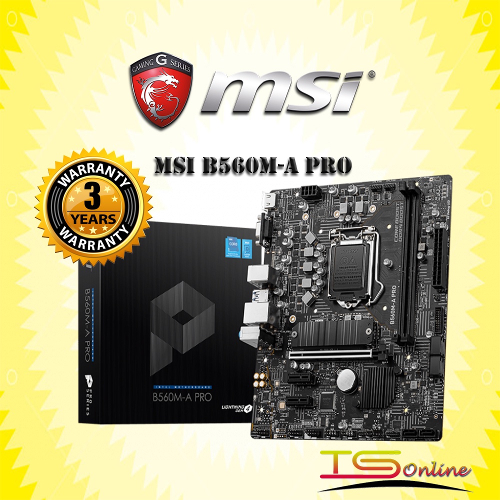MSI B560M-A PRO LGA1200 MOTHERBOARD