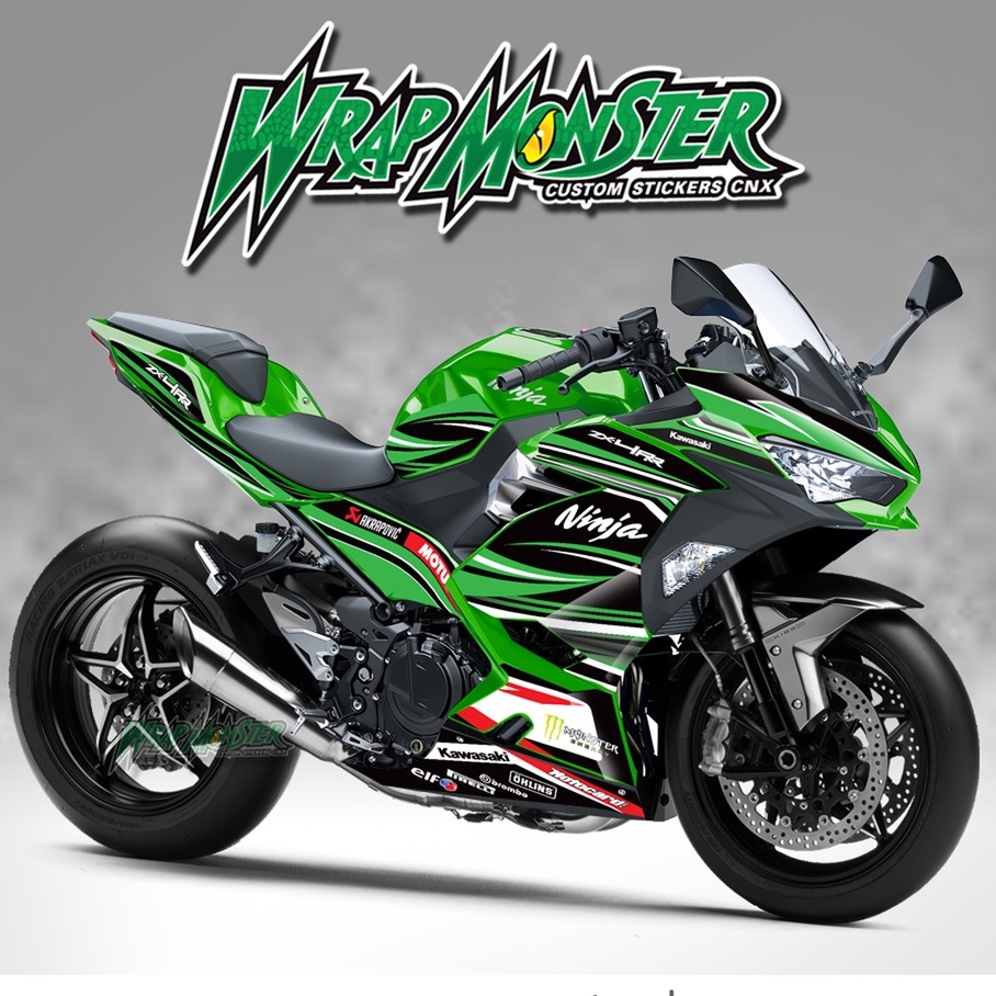 ของแต่ง Ninja 400 | สติ๊กเกอร์แต่งลาย Kawasaki Ninja 400 รอบคัน ลาย ZX10 Sticker Kit Wrap Monster