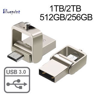 ★Bp แฟลชไดรฟ์ 1/2TB 256/512G Micro USB 3.0 OTG U Disk