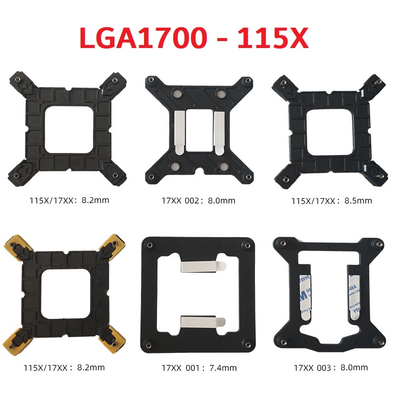 ฐานยึดเมนบอร์ด LGA1700 brackets, Heatsink backplate socket 1700, 115x, 1200, 1366