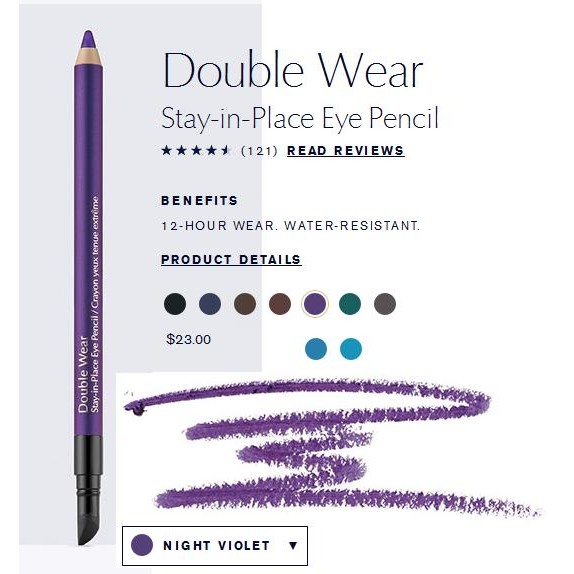 Estee Lauder: Double Wear Stay-in-Place Eye Pencil สี Night Violet