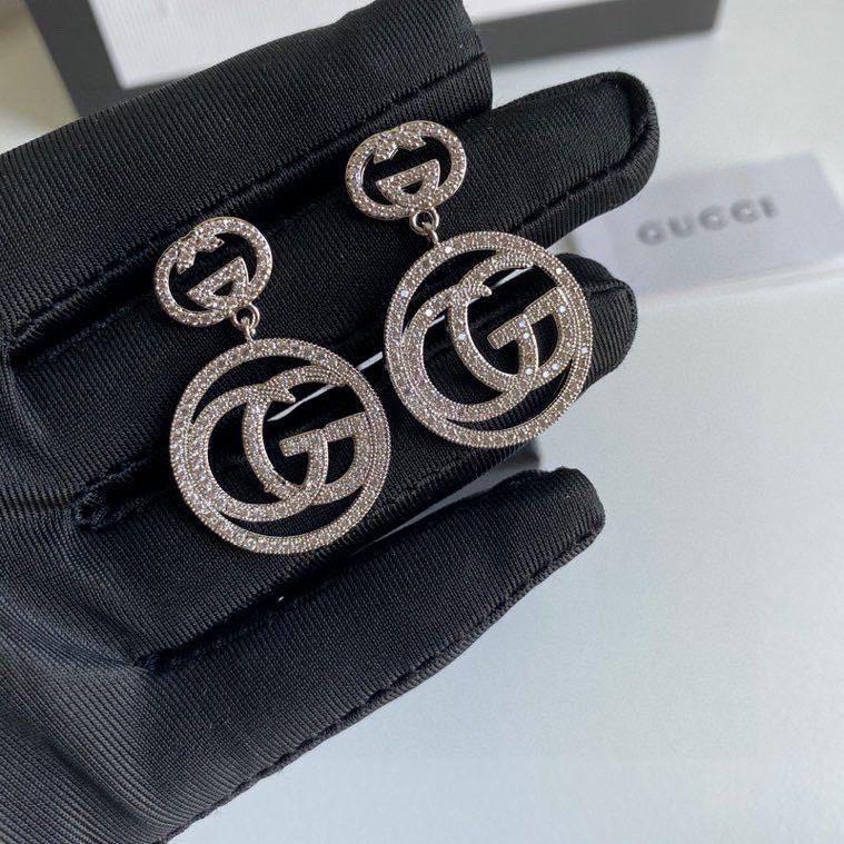 Guqi earrings Gucc1 Gucc1 earrings to create a beautiful to cry because ...