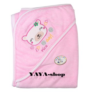 YAYA-Shop ผ้าห่อตัวเด็กทารก ขนาด 29” x 33” เนื้อผ้า cotton 100% BabyTowel070-01P