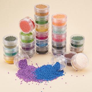 1 Box 40800pcs 13/0 FGB&amp;reg Opaque Glass Seed Beads Round 24 Colors Hole: 1mm