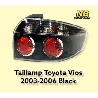 ไฟท้าย VIOS vios 2003 2004 2005 2006 โดนัท สีสโมค ไฟท้ายแต่ง toyota vios 2003-2006 smoke