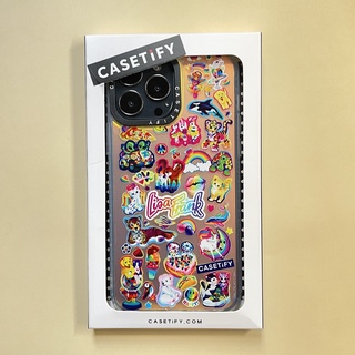 Casetify X เคสโทรศัพท์มือถือ PC TPU แข็ง ลายฉลาก Lisa สําหรับ IPhone 14 Pro MAX 14 Plus 13 Pro MAX 12 Pro MAX 11 Pro MAX XS MAX XR X