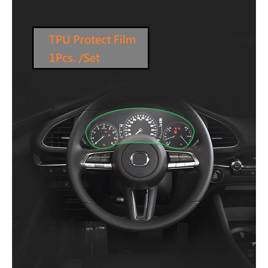 ฟิล์มกันรอยหน้าเรือนไมล์ All new mazda 3/ CX-30 , mazda 3, cx30