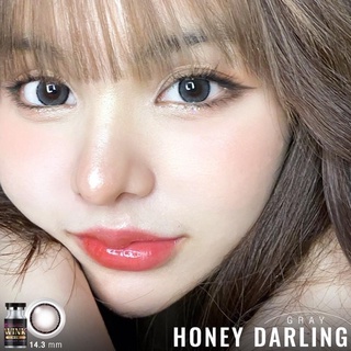 คอนแทคเลนส์🌈Honey darling🌈 Chestnut / Gray (Wink) ขนาดบิ๊กอาย💖ขายดี🍭