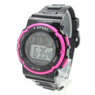 X Sport Watch นาฬิกาข้อมือผู้หญิงและเด็ก สายยาง ระบบ Digital XS-B01