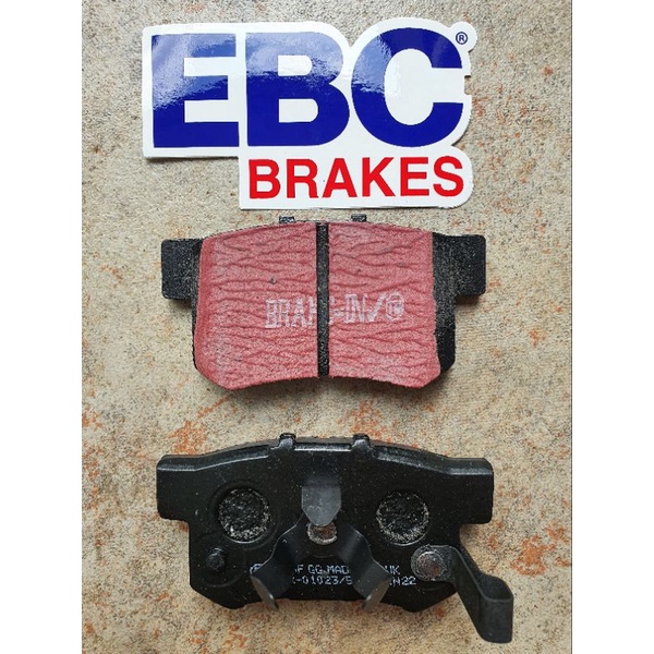ผ้าเบรค EBC Brakes/ ผ้าเบรคหลัง Honda Accord G9, CRV G2 G3 G4