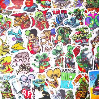 ❉ Tales of the Rat Fink - Series 01 Cartoon สติ๊กเกอร์ ❉ 1 Set DIY Fashion Luggage Laptop Skateboard Decals Doodle สติ๊กเกอร์（A-10Pcs；B-50Pcs）