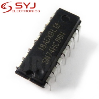 10pcs/lot 74HC86N SN74HC86N 74HC86 SN74HC86 DIP-14  Gates QUAD 2-INPUT EXCLUSIVE-OR GATE new original In Stock