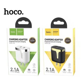 Hoco Dual Port Charging Adapter 2.1A C64