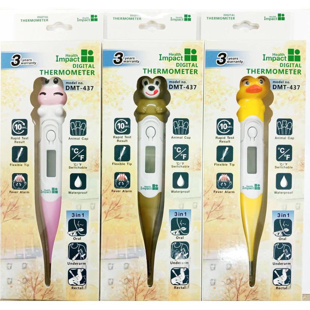 Digital Thermometer Model no. DMT437 อุปกรณ์วัดไข้ระบบดิจิตอล วัดผลไว